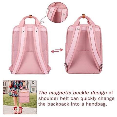 Laptop Backpack Borsa Delle Donne Della Mens Resistente Allacqua 156 Computer Zaino Scuola Per La Corsa Lavoro College-nero - Foto 4