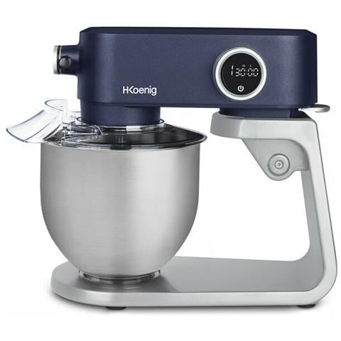 KM126 Impastatrice Professionale a 8 velocità con Contenitore da 5 litri Potenza 800 W Colore Argento / Blu - Foto 2