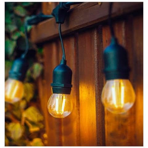 Ghirlanda Di Luci Vintage Waterproof 5,5 M 200 W (caldo 2000k - 2500k)  - Foto 1