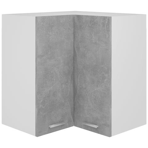 Pensile Angolare “Lyon” Grigio Cemento 57x57x60cm - Foto 1