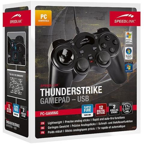 Controller Cablato - Thunderstrike - Nero - Pc (sl-6515-bk) - Foto 4