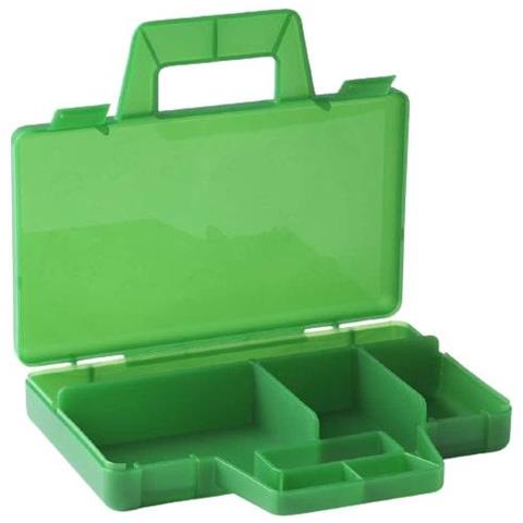 Cassetta Di Smistamento 19 X 16 Cm Polipropilene Verde / trasparente - Foto 5