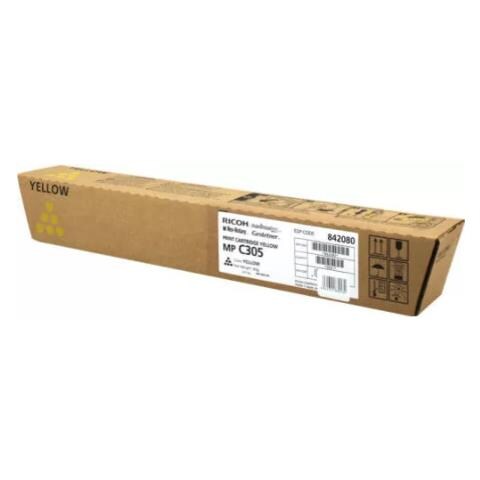842080 Toner Originale Giallo per Aficio MP C305 / MP C305SP / MP C305SPF Capacità 4000 Pagine - Foto 1