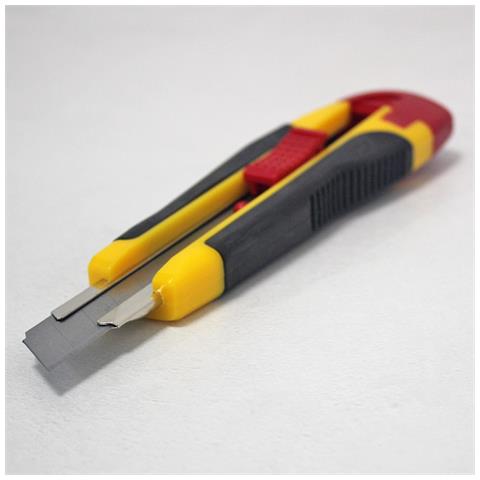 Trincetto A Scatto Con 3 Lame Taglierino Cutter Professionale Scatola Da 12pz - Foto 2