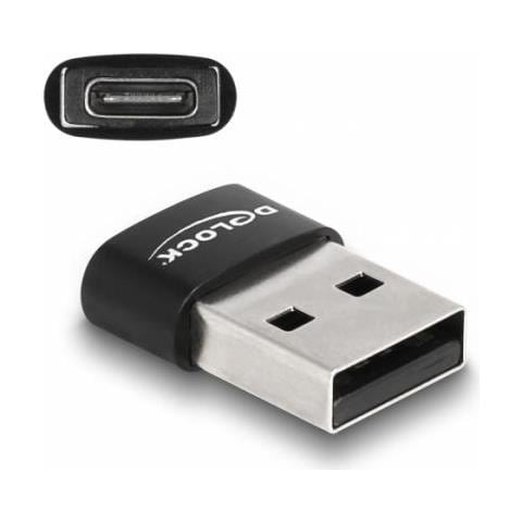 60002 Adattatore Per Inversione Del Genere Dei Cavi Usb A Usb C Nero - Foto 1