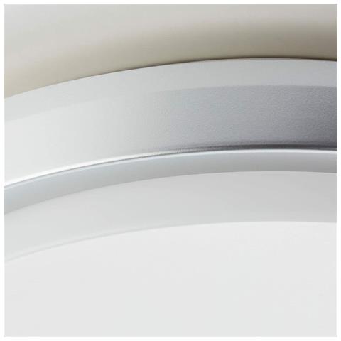 Plafoniera Da Soffitto Devora Argentato Luce Led - Foto 2