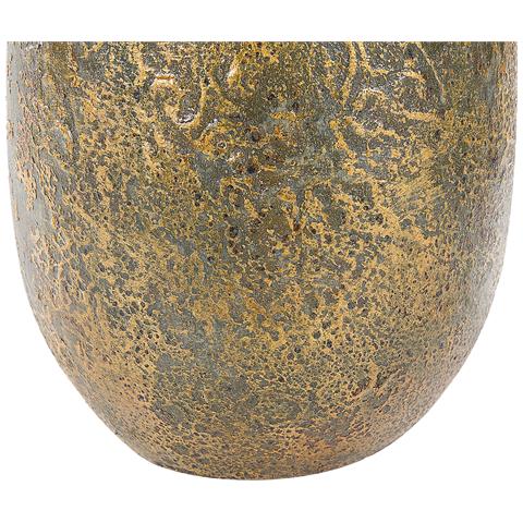 Vaso Decorativo Maroneja Realizzato A Mano Ceramica Verde - Foto 2