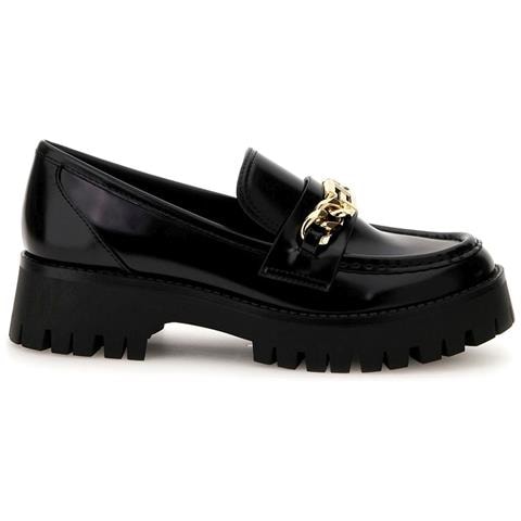 Fltalmele14 Almosty Mocassino College Scarpe Fashion Pelle Nero Nero 39 - Foto 2