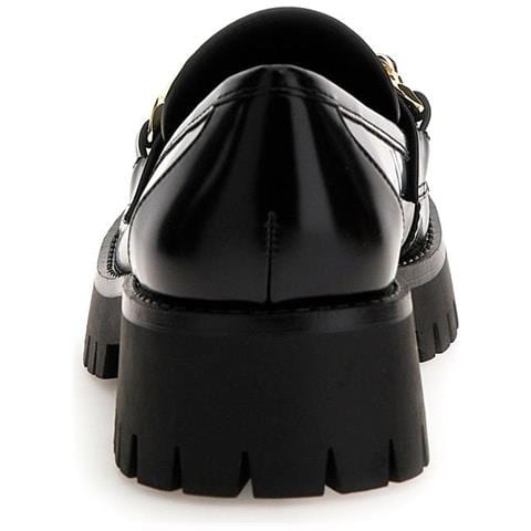 Fltalmele14 Almosty Mocassino College Scarpe Fashion Pelle Nero Nero 39 - Foto 4