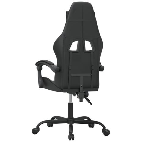 Sedia da Gaming Nera in Similpelle - Foto 2