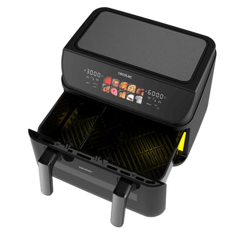 Friggitrice ad Aria Duoheat 10000 Capacita 10L Potenza 2800 W Colore Nero - Foto 6