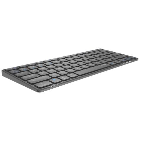 E9600M tastiera Ufficio RF senza fili + Bluetooth QWERTY Tedesco Grigio - Foto 1