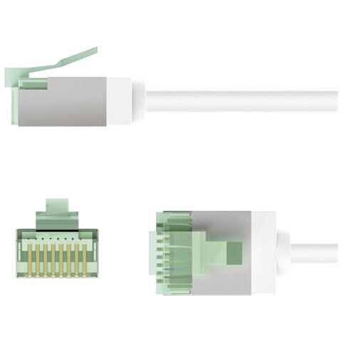 74359 cavo di rete Bianco 0,5 m Cat8.1 U /FTP (STP) - Foto 2