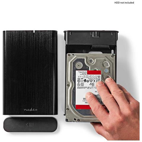 HDDE35410BK contenitore di unità di archiviazione Custodia per Disco Rigido (HDD) Nero 3.5" - Foto 2