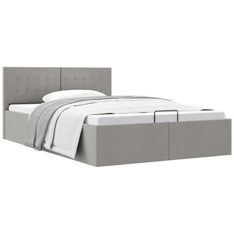 Lusso Casadino -  Giroletto Idraulico Contenitore Grigio Chiaro Tessuto 140x200cm - Foto 1