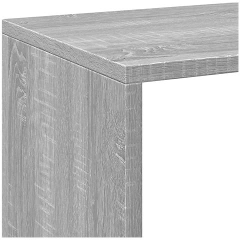Libreria Divisorio Grigio Sonoma 69,5x29x103,5cm in Truciolato - Foto 9