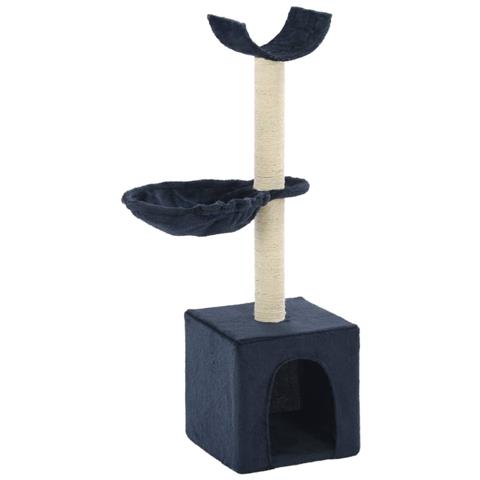 Lusso Casadino - Albero Per Gatti Con Tiragraffi In Sisal 105 Cm Blu - Foto 2