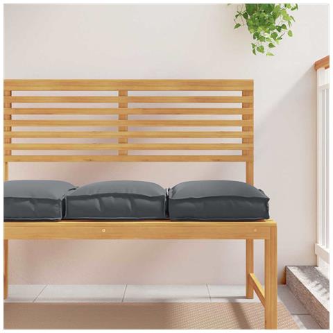 Cuscino per seduta pallet 4 pcs Antracite 40 x 40 x 8 cm - Foto 2