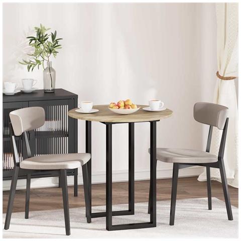 Piano del tavolo rovere sonoma 70 x 70 x 1.5 cm - Foto 2