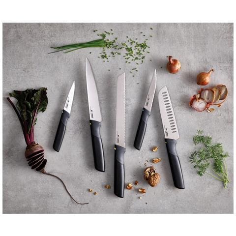 Set Di Coltelli Duo 5 Pezzi Acciaio Inox Giapponese Con Manici Bilanciati E Fodere Protettive Colore Opale - Foto 4