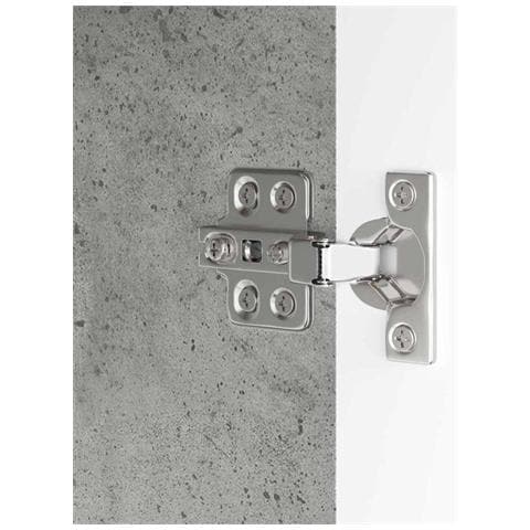 Mobile per lavabo da bagno Grigio cemento 60 x 30 x 60 cm - Foto 9