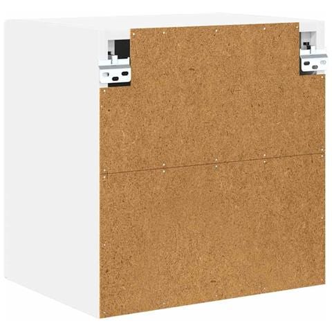 Pensile cucina 2 pcs Bianco 40 x 31 x 40 cm Legno multistrato - Foto 9