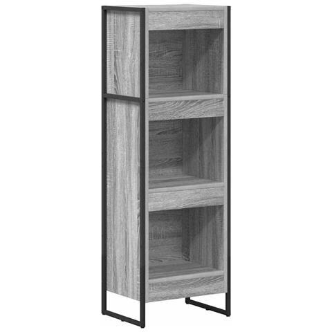 Armadio per Libri Grigio Sonoma 80 x 30 x 155 cm - Foto 1