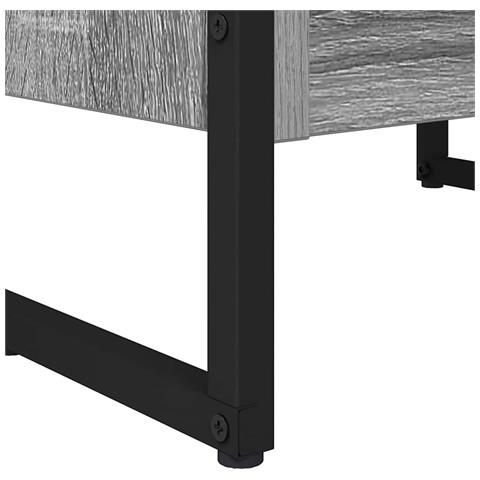 Armadio per Libri Grigio Sonoma 80 x 30 x 155 cm - Foto 9