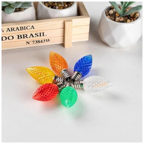 Lampadine Led A Filamento Per Candelabri - Mix Multicolore - Confezione Da 25 - 110v - Base E12 - Foto 2