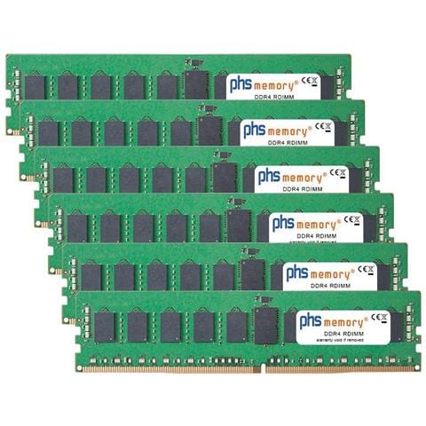 Memoria Phs Da 96gb (6x16gb) Kit Memoria Ram Per Apple Macpro 16-core 3.2ghz (2019) Ddr4 Rdimm 2933mhz Pc4-23400-r (sp336466) - Foto 1