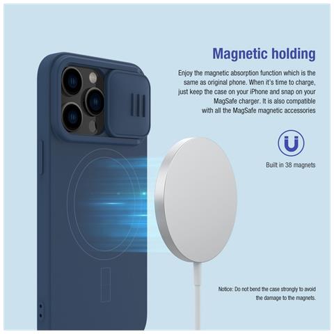 Cover per iPhone 14 Pro Max - PC+Silicone, Verde, MagSafe - Foto 2