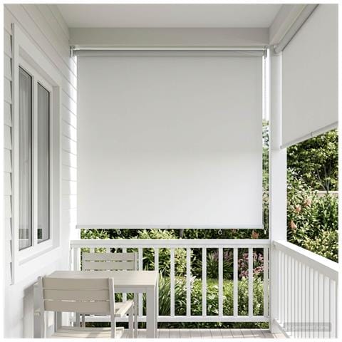Voletta a rullo con protezione UV Bianco 140 x 230 cm - Foto 2