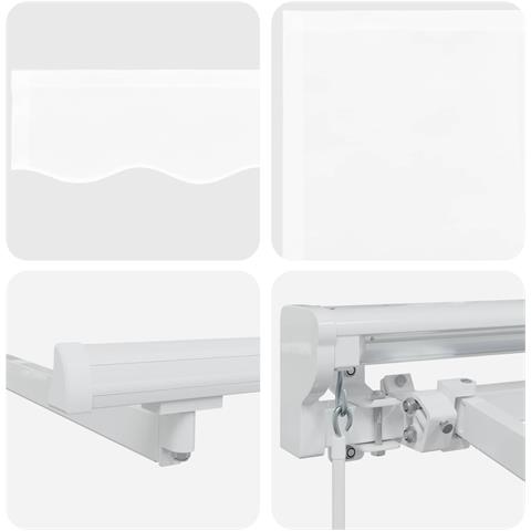 Cornice per Tenda Manuale con LED Bianco 3,5 x 2 m - Foto 9