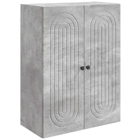 Mobiletto a muro Grigio Cemento 66 x 34,5 x 90 cm - Foto 1