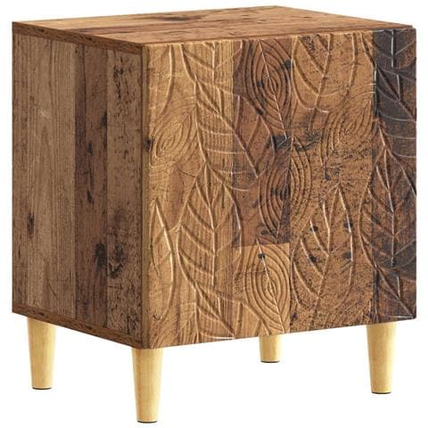 Comodino Legno antico 43 x 34,5 x 50 cm Legno ingegnerizzato - Foto 1
