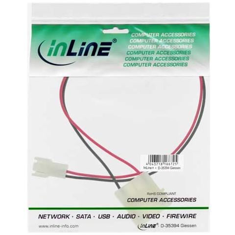 cavo riduttore tensione alimentazione ventole da 12v a 7v. (no tachimetrico)  - Foto 2