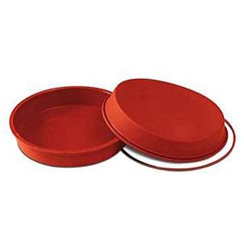 Stampo torta tondo 18cm classic silicone terracotta - Foto 1