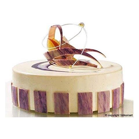 Stampo torta tondo 18cm classic silicone terracotta - Foto 4
