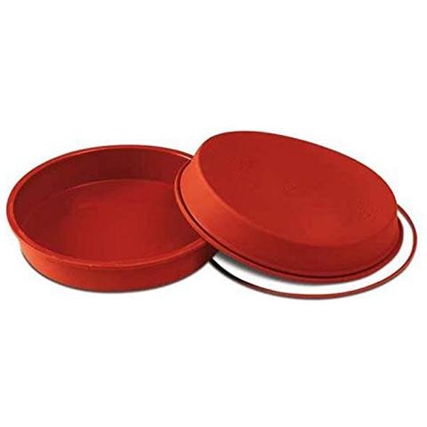 Stampo torta tondo 18cm classic silicone terracotta - Foto 2