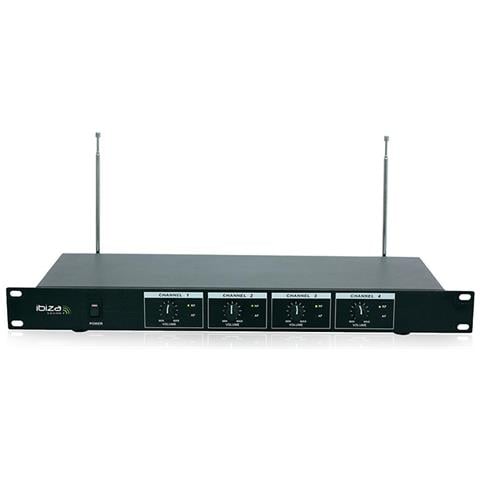 Ibiza Vhf4 Microfono Wireless Nero - Foto 2