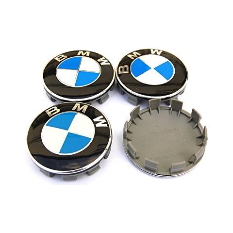 4 Tappi Coprimozzo Logo Bmw 68mm Serie 1 2 3 4 5 6 7 M Z X Borchie Cerchi Lega I - Foto 2