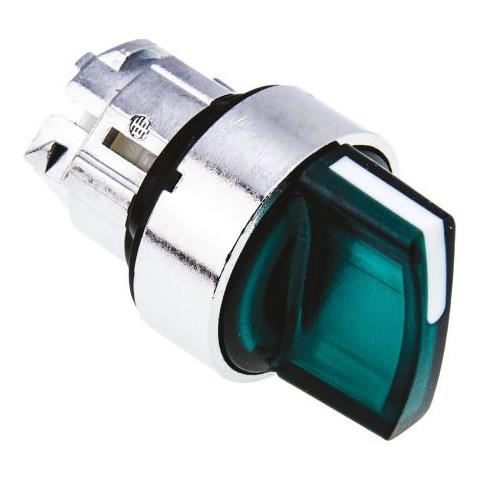 Selettore Luminoso 2 Posizioni Verde A Led Zb4bk1233 - Foto 1