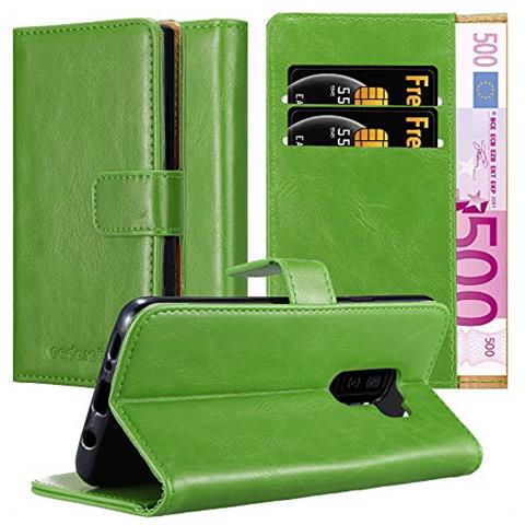 Custodia Compatibile Con Samsung Galaxy S9 Plus In Verde Erbe - Coperchio Protettiva Con Chiusura Magnetica, Funzione Stand E Tasca Per Le Carte - Foto 1