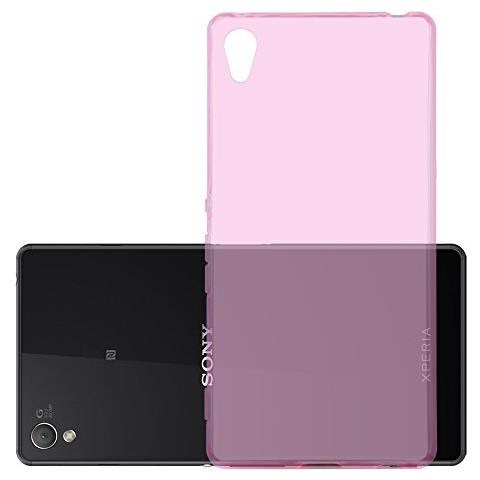 Custodia Compatibile Con Sony Xperia Z3 Plus / Z4 In Rosa Transparente - Coperchio Protettivo In Silicone Tpu Flessibile - Foto 1