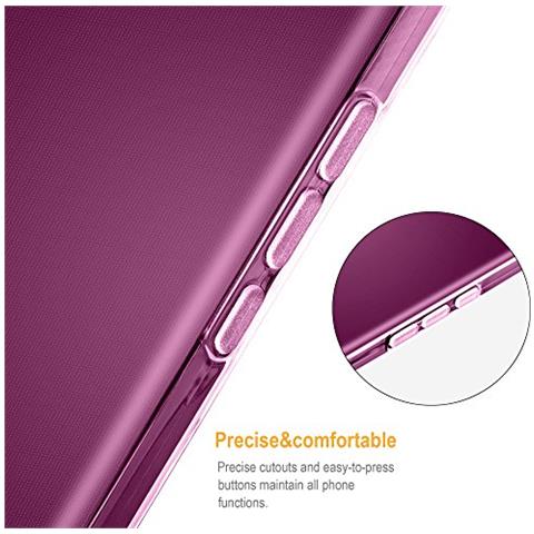 Custodia Compatibile Con Sony Xperia Z3 Plus / Z4 In Rosa Transparente - Coperchio Protettivo In Silicone Tpu Flessibile - Foto 2