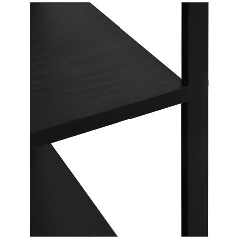 Mobile per Microonde Nero 60x39,6x123 cm Legno Multistrato - Foto 2