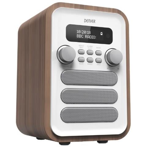 Radio da Tavolo DAB-48 con Display / FM / Bluetooth Colore Bianco - Foto 2
