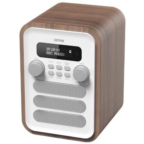 Radio da Tavolo DAB-48 con Display / FM / Bluetooth Colore Bianco - Foto 4