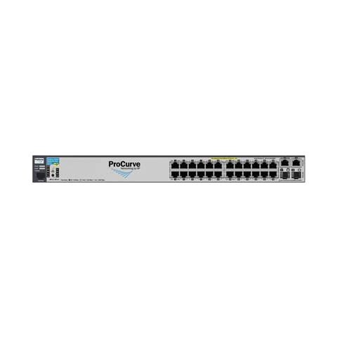Switch Layer 3 HP ProCurve 2610-24-PWR 24 Porte Gestibile - 24 x RJ-45 - 2 x Slot espansione - 10/100/1000Base-T, 10/100Base-TX - PoE Ports - Foto 1