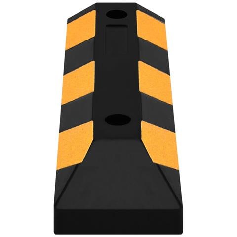 Delimitatori Di Parcheggio Riflettenti 2 Pz 56x15x10cm In Gomma - Foto 2